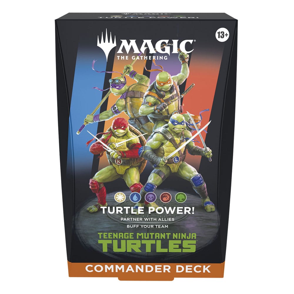 Wizards Of The Coast Magic The Gathering Teenage Mutant Ninja Turtles Commander Decks Case (4) by LAB7 Malta, Europe