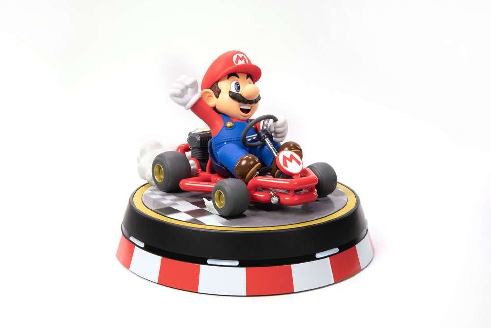 First 4 Figures Mario Kart PVC Statue Mario Collector's Edition 22 cm by LAB7 Malta, Europe