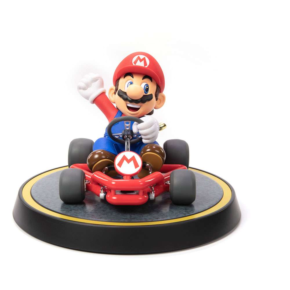 First 4 Figures Mario Kart PVC Statue Mario Standard Edition 19 cm by LAB7 Malta, Europe