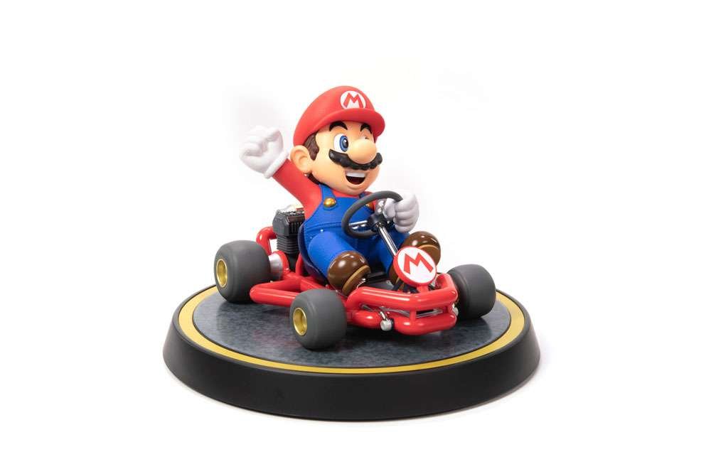 First 4 Figures Mario Kart PVC Statue Mario Standard Edition 19 cm by LAB7 Malta, Europe