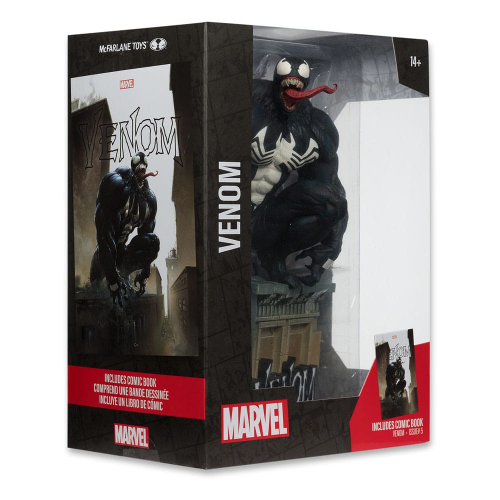 McFarlane Marvel 1/6 Venom PVC Statue 29 cm with Comic & Art Card by LAB7 Malta, Europe