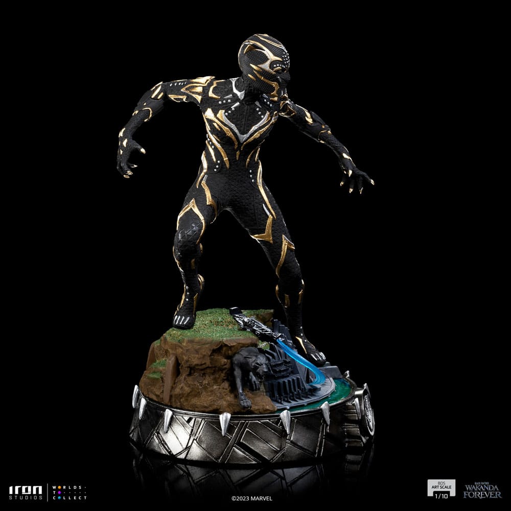 Iron Studios Marvel Art Scale Statue 1/10 Wakanda Forever Black Panther 21 cm by LAB7 Malta, Europe