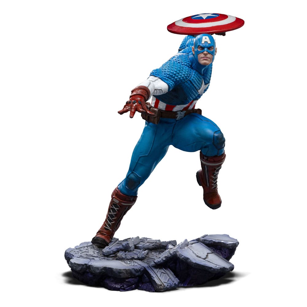Iron Studios Marvel BDS Art Scale Statue 1/10 Captain America 22 cm by LAB7 Malta, Europe