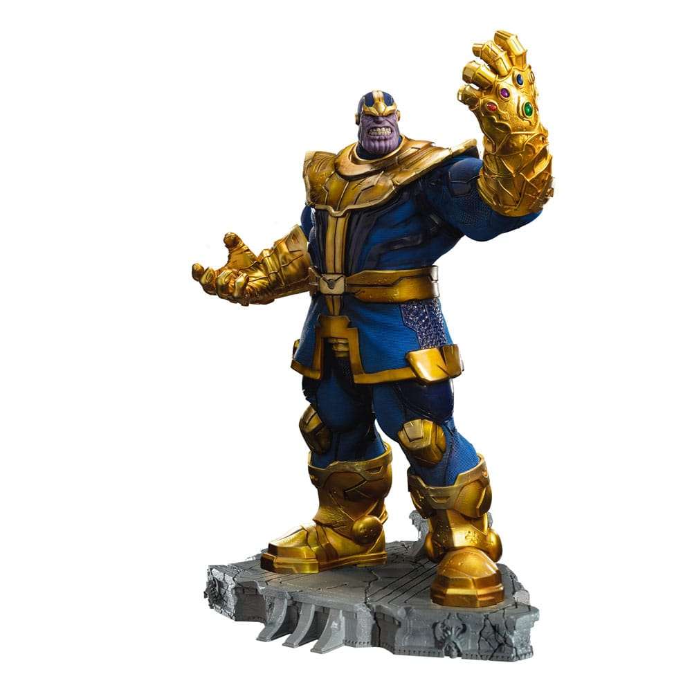 Iron Studios Marvel BDS Art Scale Statue 1/10 Thanos Infinity Gaunlet Diorama 30 cm by LAB7 Malta, Europe