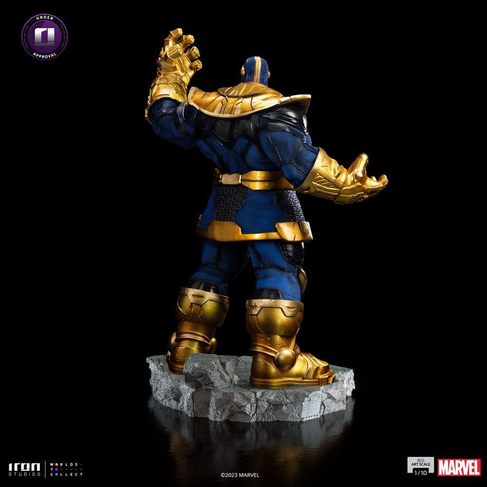 Iron Studios Marvel BDS Art Scale Statue 1/10 Thanos Infinity Gaunlet Diorama 30 cm by LAB7 Malta, Europe