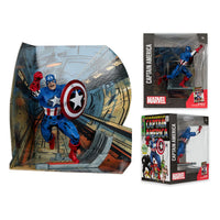 McFarlane Marvel Collection PVC Statue 1/10 Captain America (Captain America 100) – 12 cm by LAB7 Malta, Europe