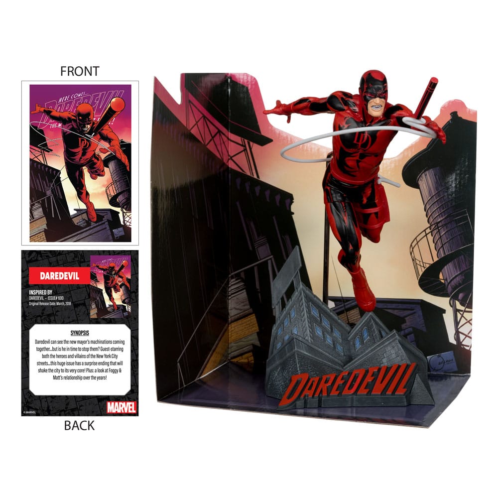 McFarlane Marvel Collection PVC Statue 1/10 Daredevil (Daredevil 600) 17 cm by LAB7 Malta, Europe