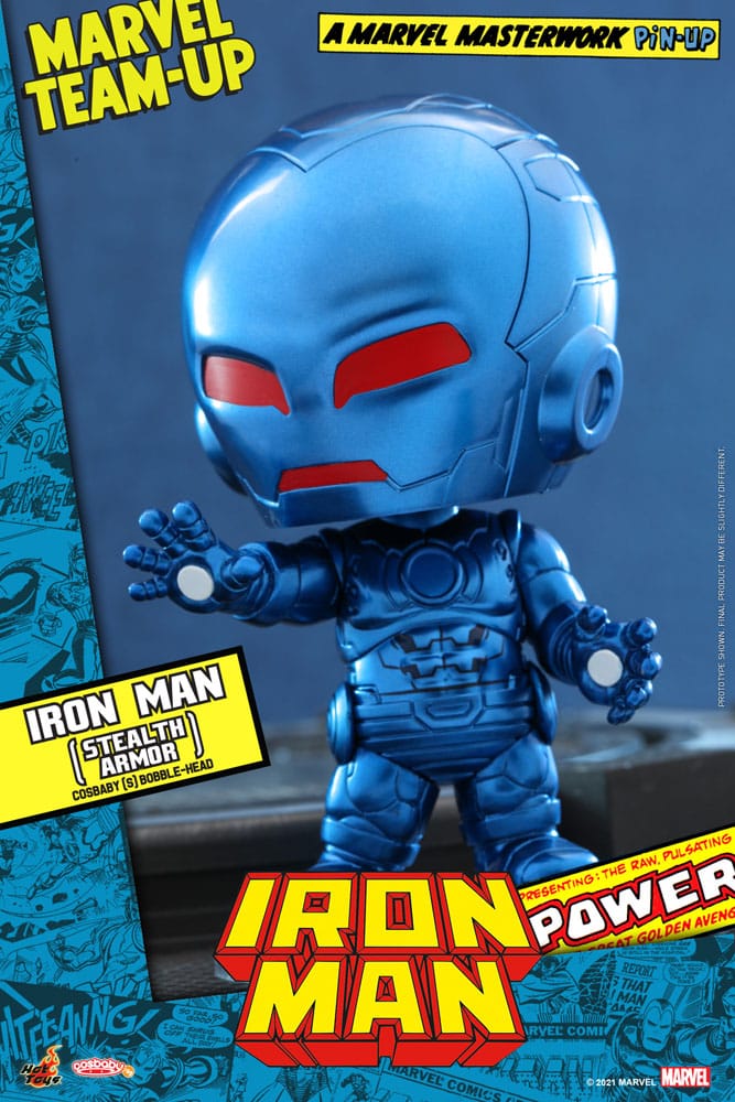 Hot Toys Marvel Comics – Cosbaby Mini Figure Iron Man (Stealth Armor) 10cm by LAB7 Malta, Europe