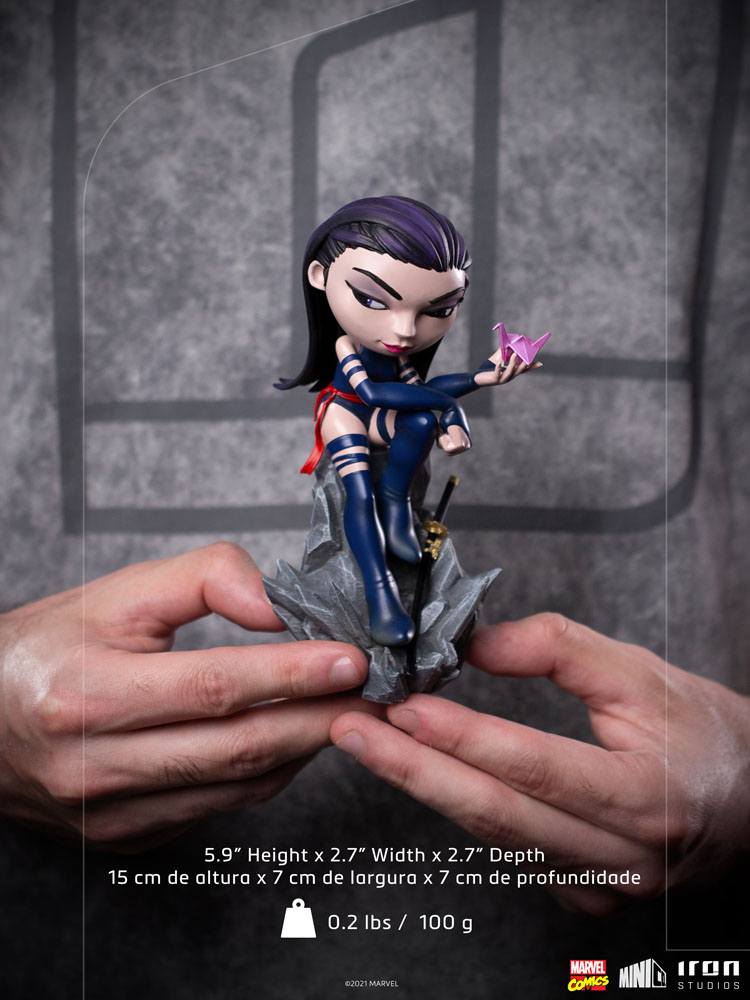 Iron Studios Marvel Comics Mini Co. Deluxe PVC Figure Psylocke (X - Men) 15 cm by LAB7 Malta, Europe