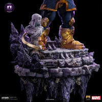 Iron Studios Marvel Deluxe BDS Art Scale Statue 1/10 Thanos Infinity Gaunlet Diorama 42 cm by LAB7 Malta, Europe