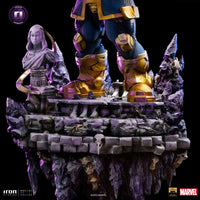 Iron Studios Marvel Deluxe BDS Art Scale Statue 1/10 Thanos Infinity Gaunlet Diorama 42 cm by LAB7 Malta, Europe