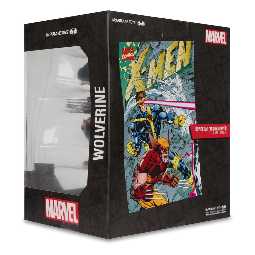 McFarlane Marvel PVC Statue 1/10 Wolverine (X - Men 1) – 12 cm by LAB7 Malta, Europe