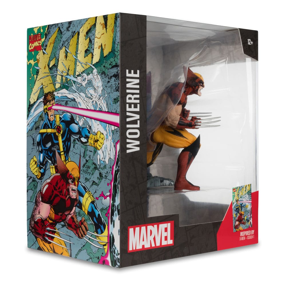 McFarlane Marvel PVC Statue 1/10 Wolverine (X - Men 1) – 12 cm by LAB7 Malta, Europe