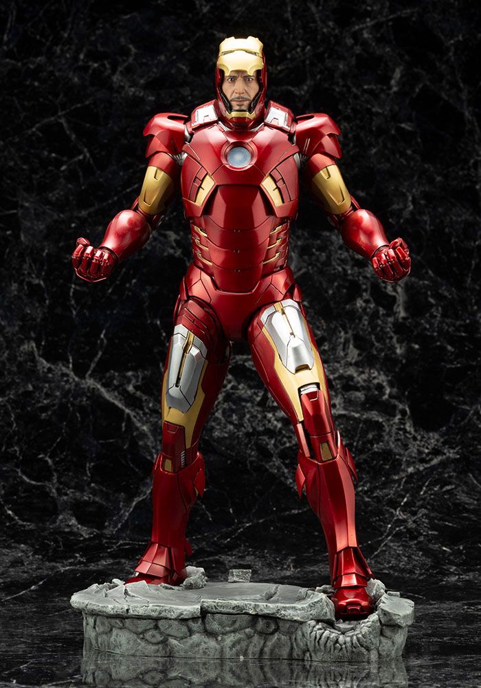 Iron Studios Marvel The Avengers ARTFX PVC Statue 1/6 Iron Man Mark 7 32 cm by LAB7 Malta, Europe