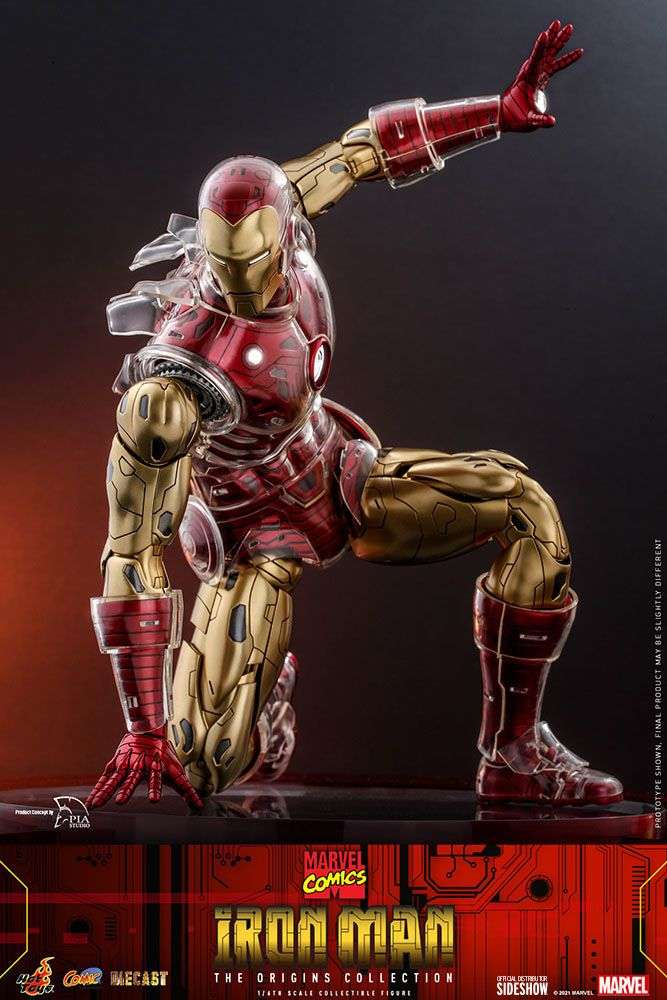 Hot Toys Marvel The Origins Collection Comic Masterpiece Action Figure 1/6 Iron Man 33 cm by LAB7 Malta, Europe