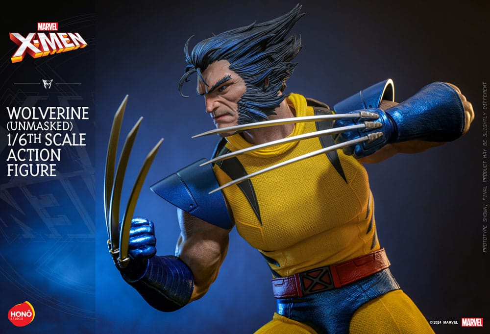 Hono Studio Marvel X - Men Wolverine (Unmasked) 1/6 Scale Action Figure by LAB7 Malta, Europe