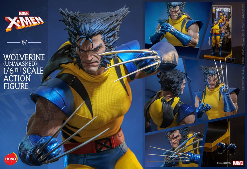 Hono Studio Marvel X - Men Wolverine (Unmasked) 1/6 Scale Action Figure by LAB7 Malta, Europe