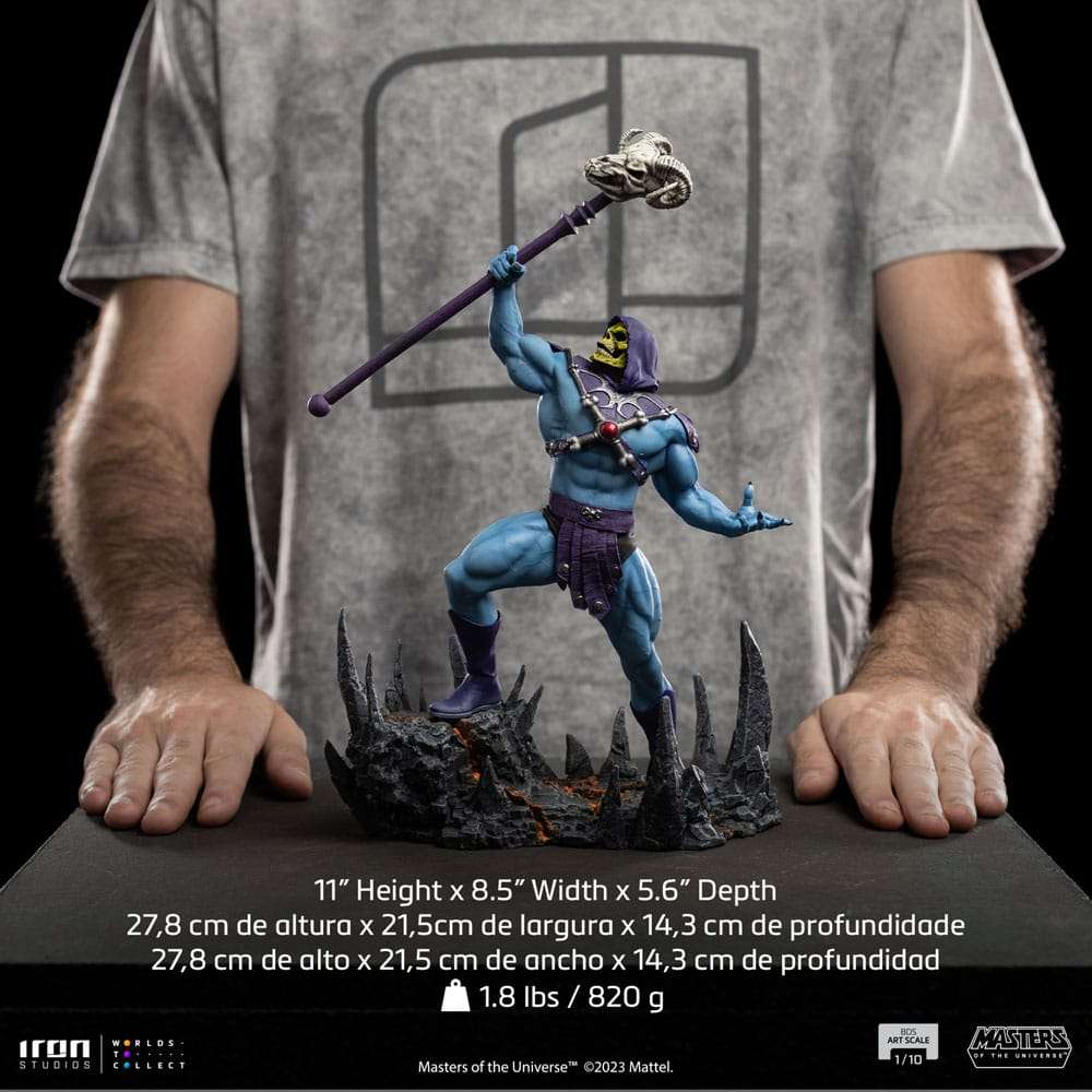 Iron Studios Masters of the Universe BDS Art Scale Statue 1/10 Skeletor 28 cm by LAB7 Malta, Europe