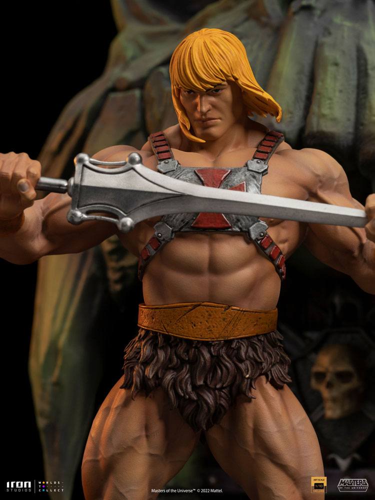 Iron Studios Masters of the Universe Deluxe Art Scale Statue 1/10 He - Man 34 cm by LAB7 Malta, Europe