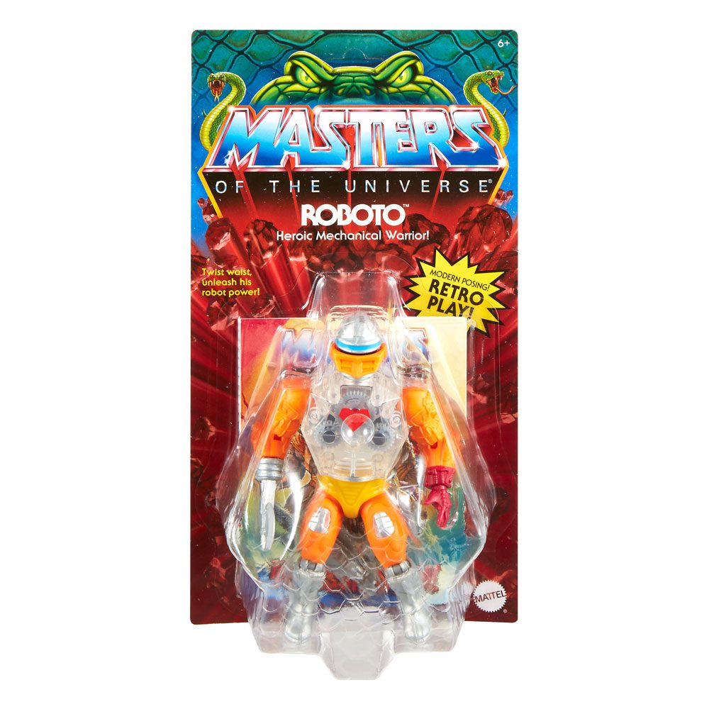 Mattel Masters of the Universe Origins Action Figure Roboto 14 cm by LAB7 Malta, Europe