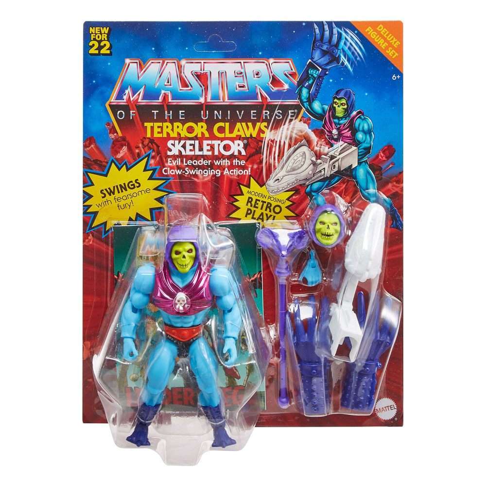 Mattel Mattel Masters of the Universe Origins Deluxe Action Figure 2022 Terror Claws Skeletor 14 cm by LAB7 Malta, Europe