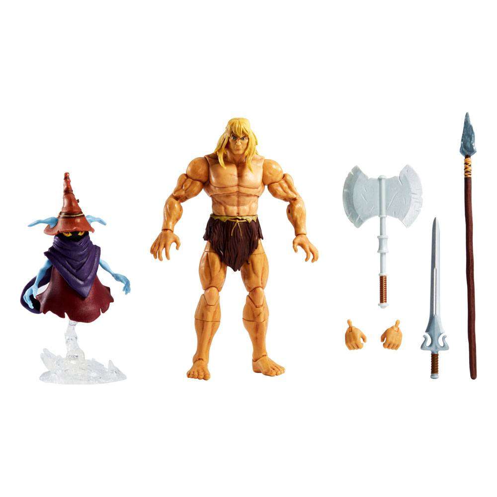Mattel Masters of the Universe: Revelation Masterverse Action Figures 2022 Deluxe Savage He - Man & Orko 18 cm by LAB7 Malta