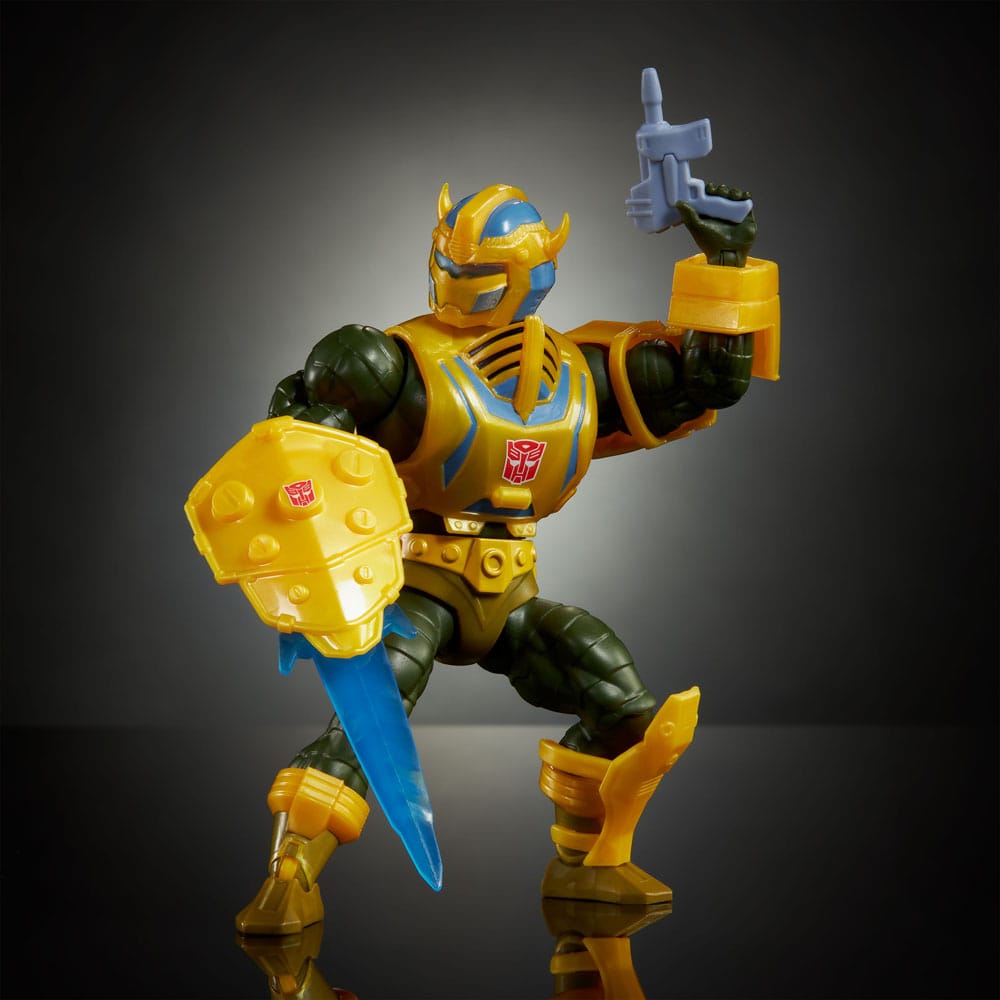 Mattel Masters of the Universe x Transformers – Bumblebee Armor Man - At - Arms (HEO Exclusive) 14 cm by LAB7 Malta, Europe
