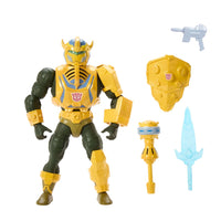 Mattel Masters of the Universe x Transformers – Bumblebee Armor Man - At - Arms (HEO Exclusive) 14 cm by LAB7 Malta, Europe