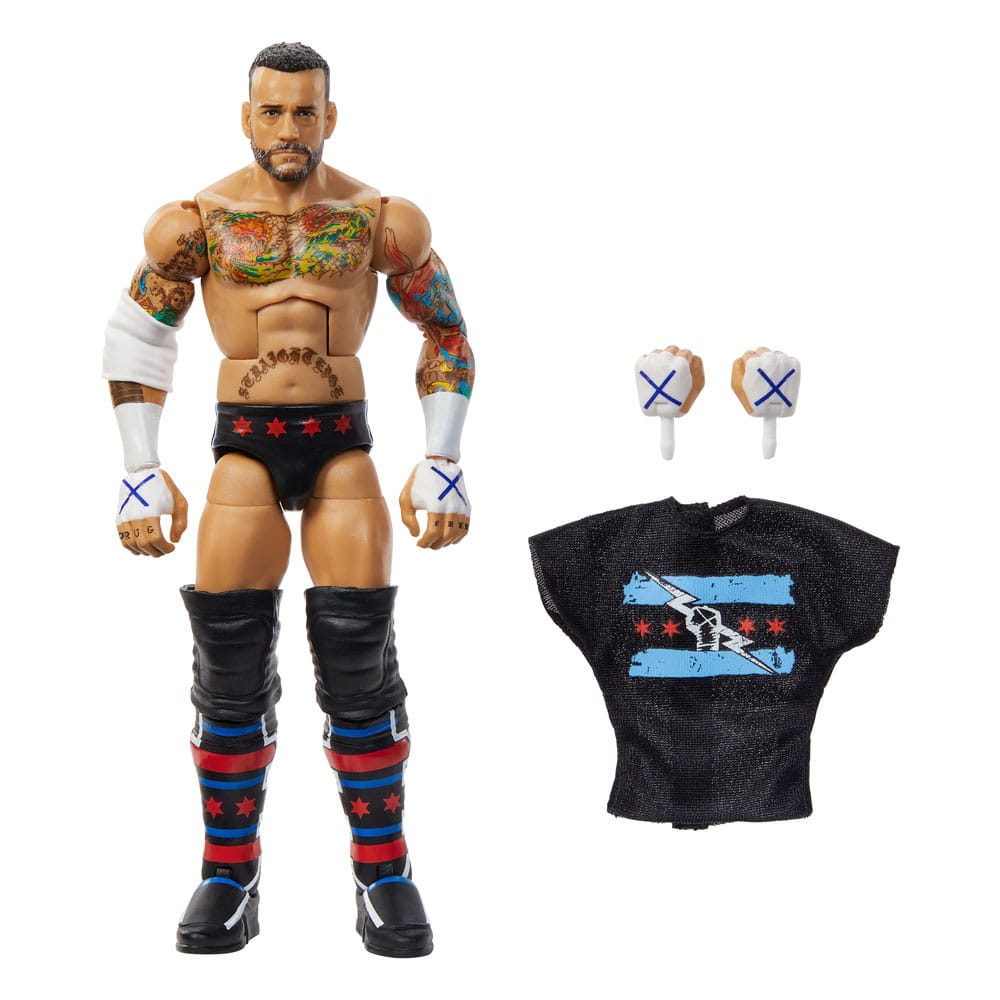 Mattel Mattel WWE Elite Collection Action Figure – CM Punk 15 cm by LAB7 Malta, Europe