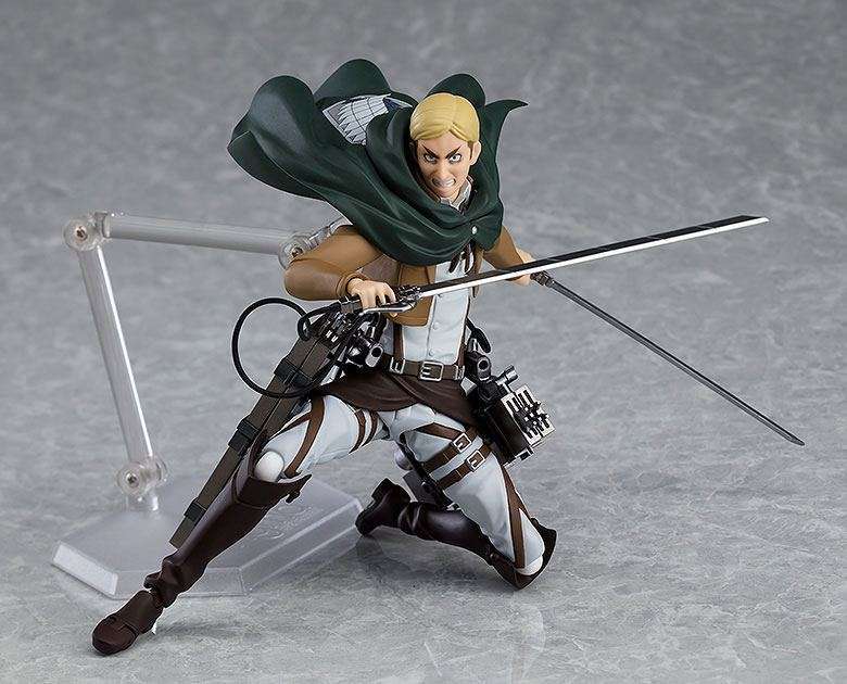 Max Factory Max Factory Attack on Titan Figma Action Figure Erwin Smith 15 cm by LAB7 Malta, Europe