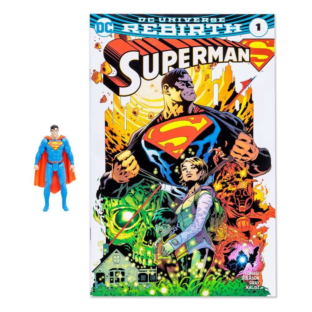 McFarlane McFarlane DC Page Punchers Action Figure Superman (Rebirth) 8 cm by LAB7 Malta, Europe