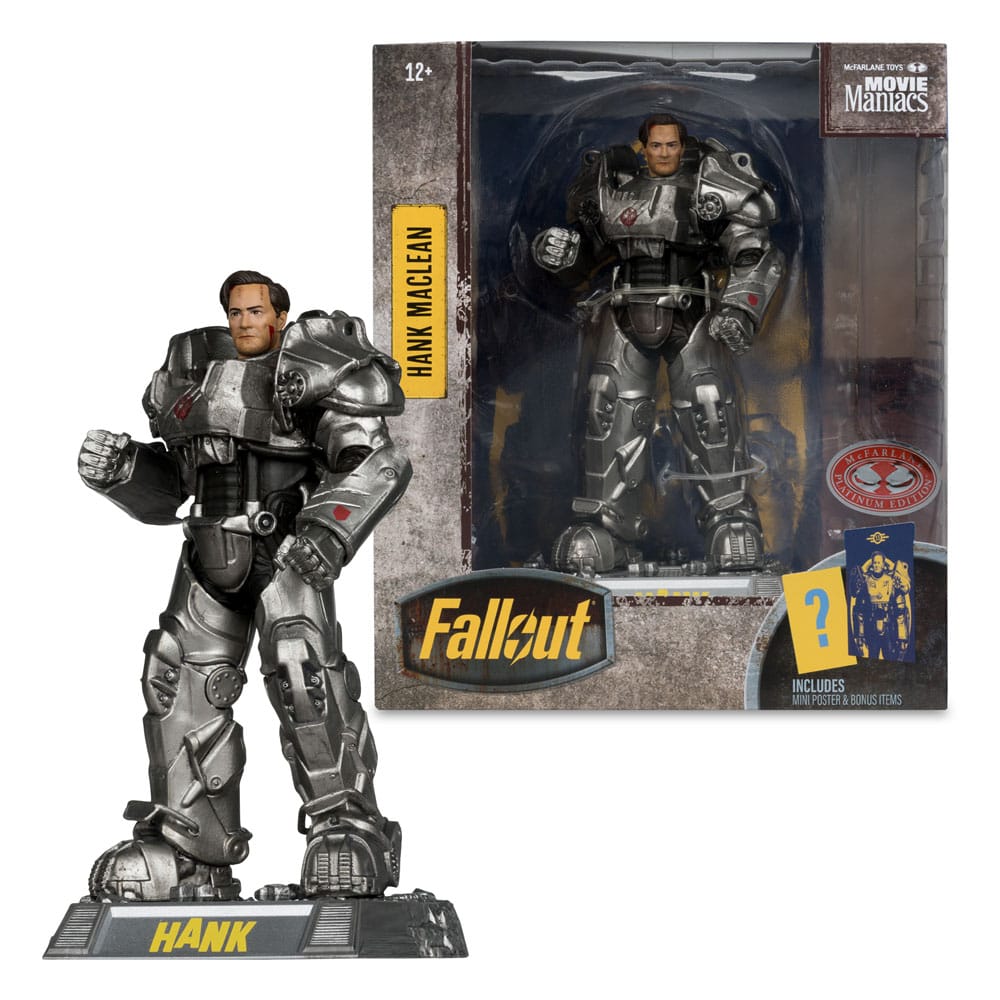 McFarlane Fallout – Hank MacLean (Season 2) Red Platinum Edition Figure (17 cm) by LAB7 Malta, Europe