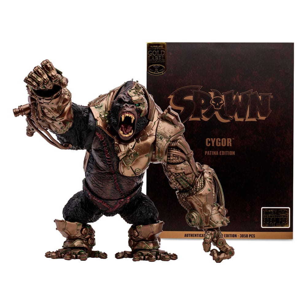 McFarlane McFarlane Spawn Megafig Cygor Patina Edition (Gold Label) 30 cm Action Figure by LAB7 Malta, Europe