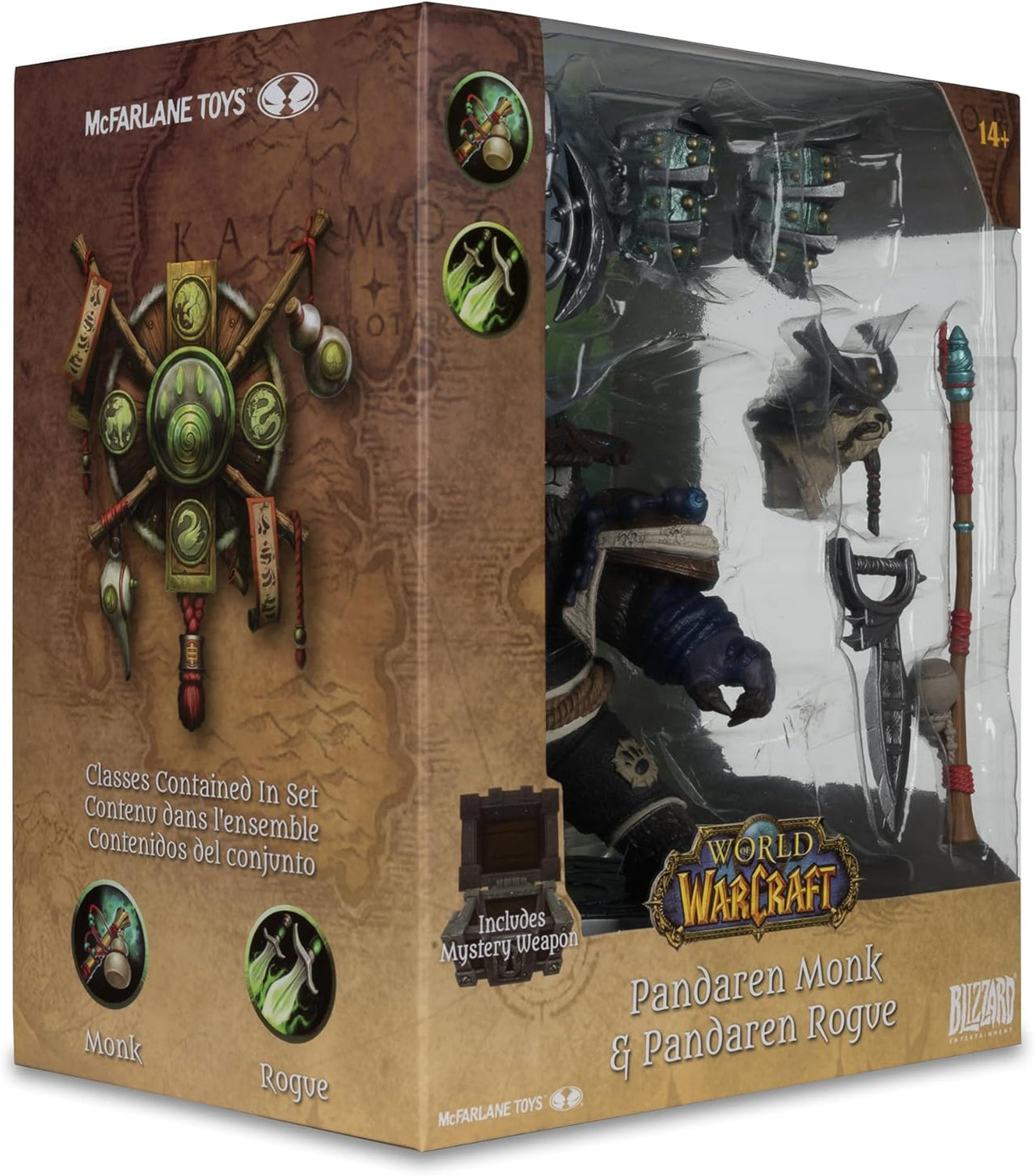 McFarlane McFarlane Toys - World of Warcraft Pandaren: Monk & Rogue 1:12 Scale Posed Figure by LAB7 Malta, Europe