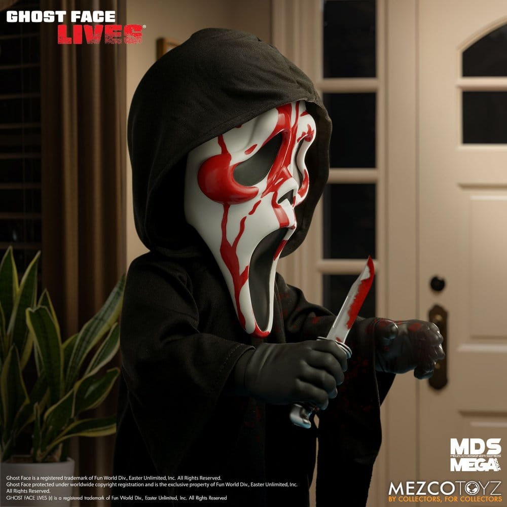 Mezco Scream Bloody Ghost Face MDS Roto Plush 38cm by LAB7 Malta, Europe