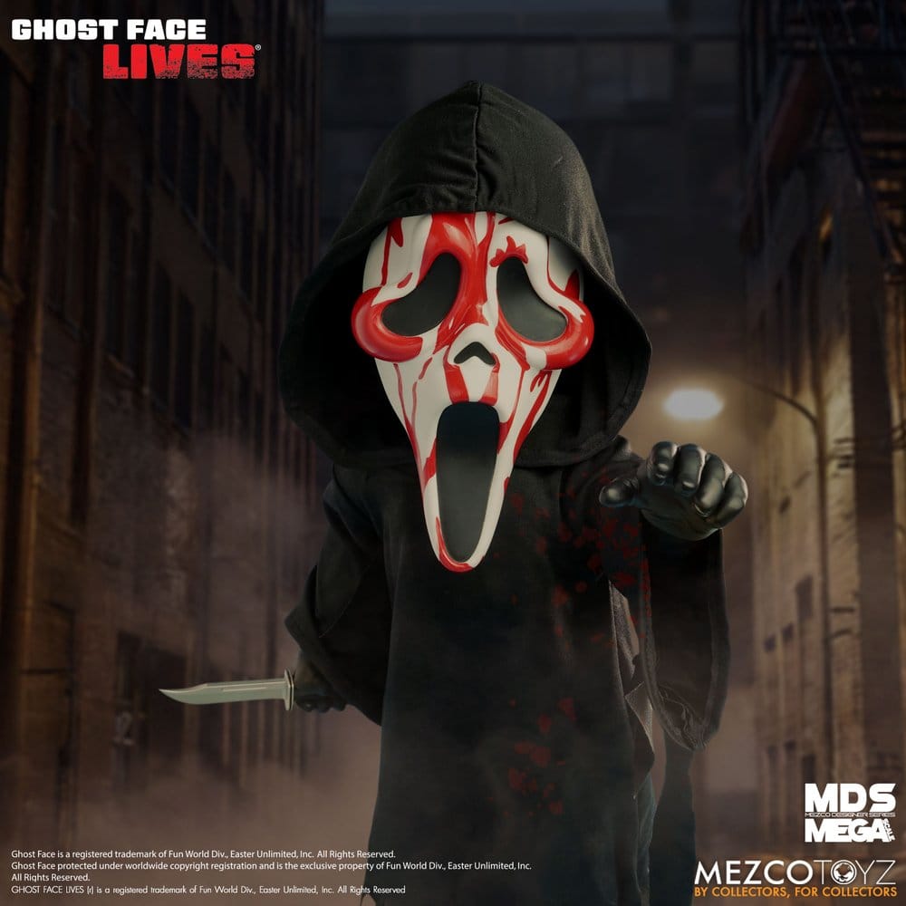 Mezco Scream Bloody Ghost Face MDS Roto Plush 38cm by LAB7 Malta, Europe