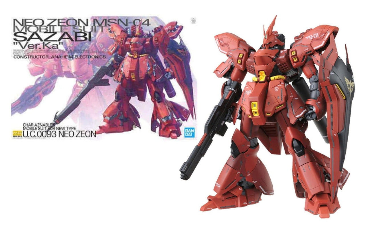 Bandai Bandai MG 1/100 MSN - 04 Sazabi Ver.Ka Model Kit by LAB7 Malta, Europe