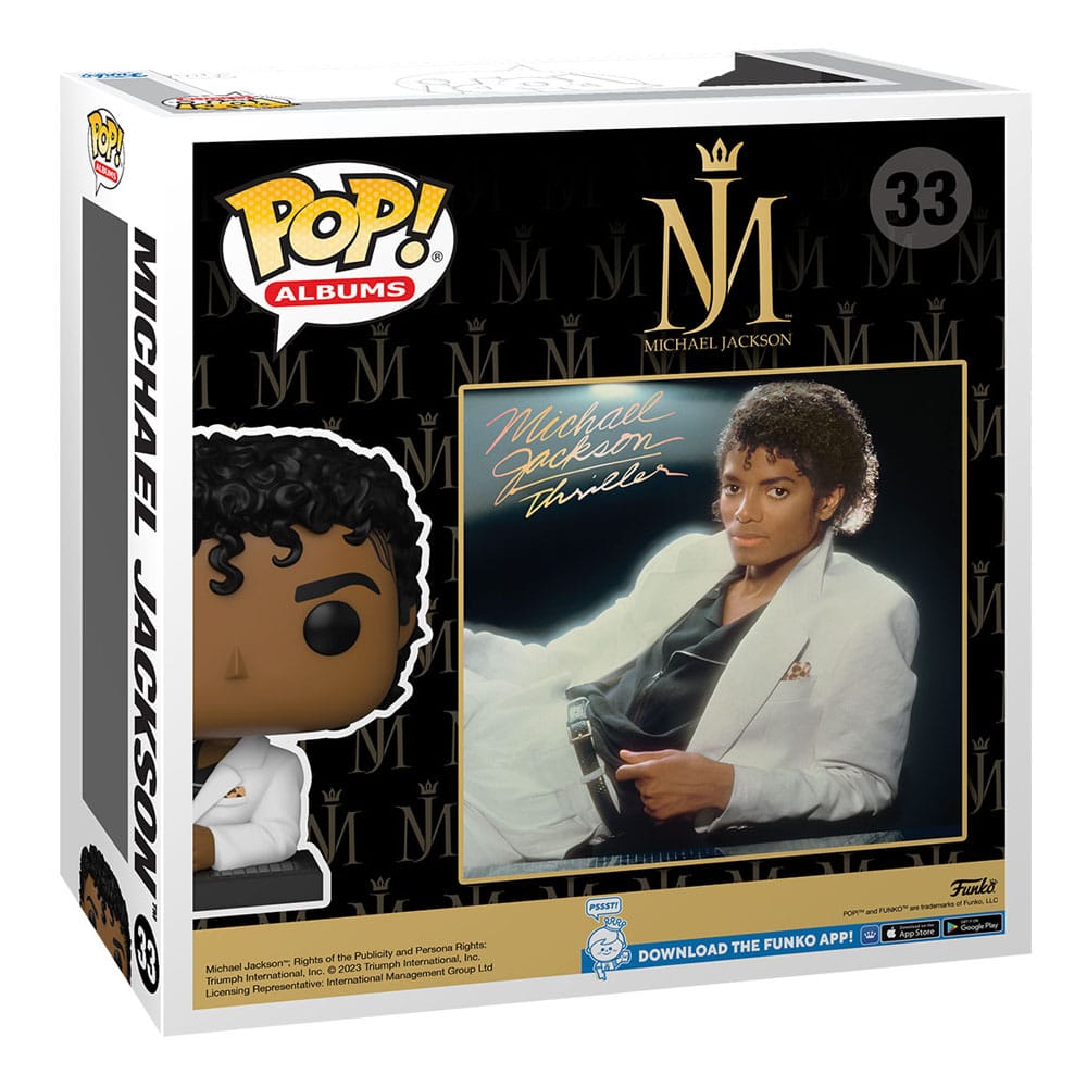 Funko Michael Jackson POP! Albums Vinyl Figure Thriller 9 cm by LAB7 Malta, Europe