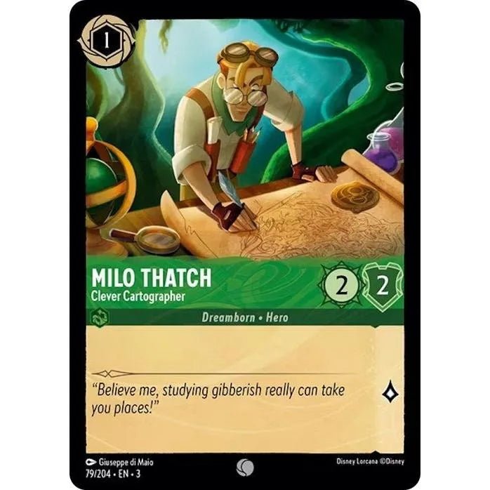 Milo Thatch - Clever Cartographer (79/204) (Into the Inklands) in Malta | LAB7