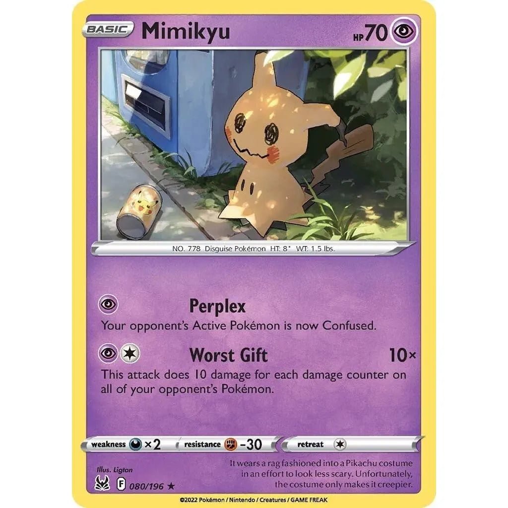Mimikyu (080/196) (SWSH11: Lost Origin) in Malta | LAB7