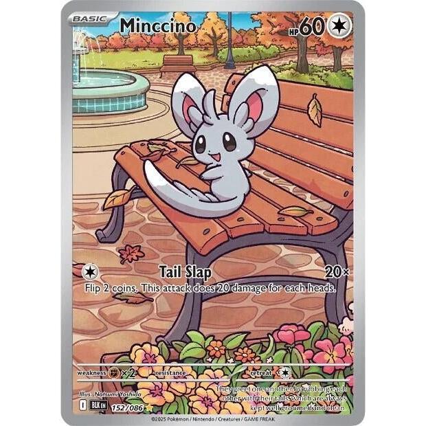 Pokemon Minccino (152/086) (SV: Black Bolt) by LAB7 Malta, Europe