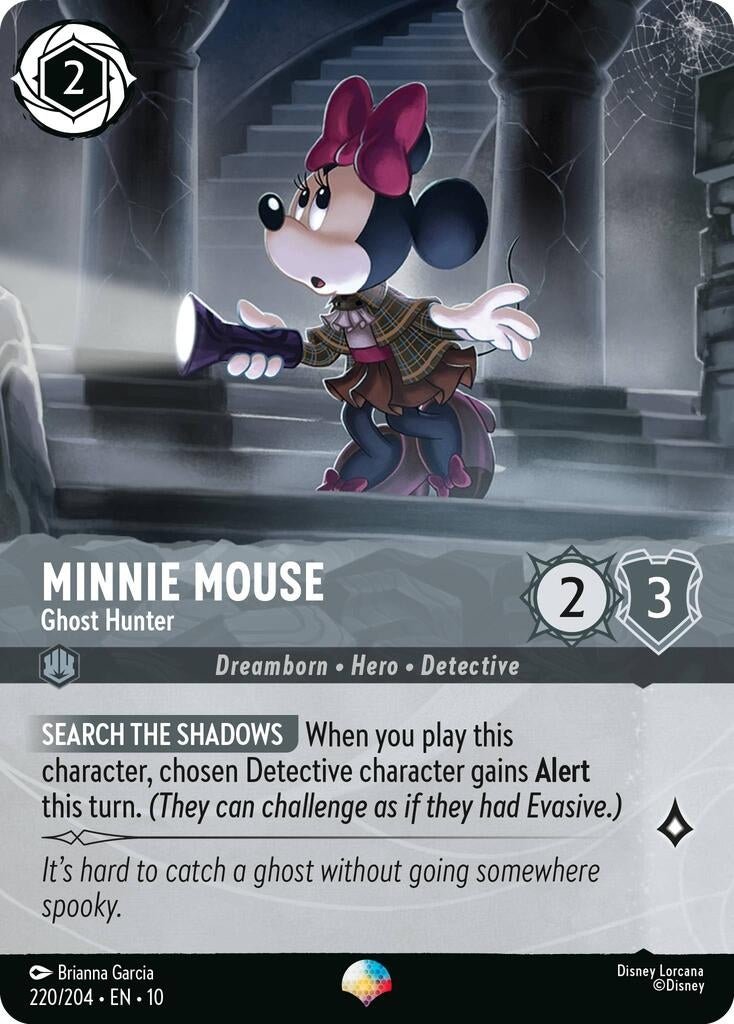 Ravensburger Minnie Mouse - Ghost Hunter (Epic) (220/204) (Whispers in the Well) by LAB7 Malta, Europe