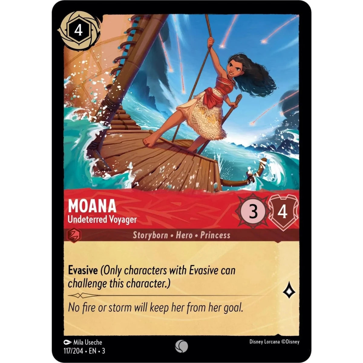 Moana - Undeterred Voyager (117/204) (Into the Inklands) in Malta | LAB7