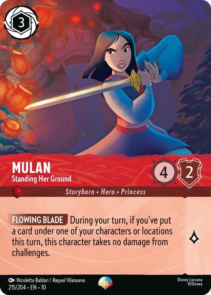 Ravensburger Mulan - Standing Her Ground (Epic) (215/204) (Whispers in the Well) by LAB7 Malta, Europe