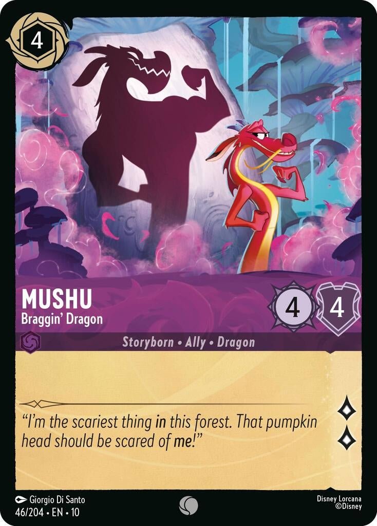 Ravensburger Mushu - Braggin' Dragon (46/204) (Whispers in the Well) by LAB7 Malta, Europe