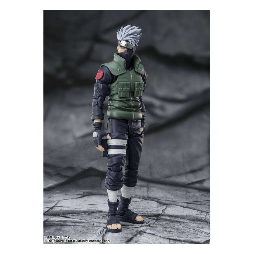 Tamashii Nations Naruto Shippuden S.H. Figuarts Action Figure Kakashi Hatake - The famed Sharingan Hero by LAB7 Malta, Europe