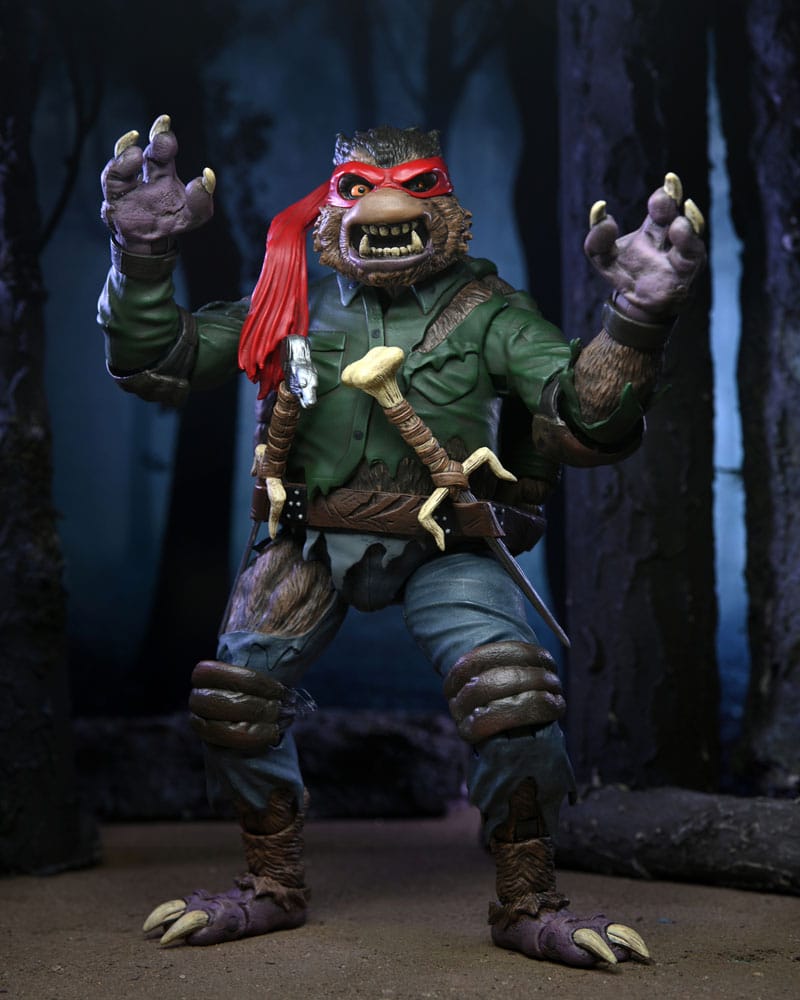 NECA NECA Universal Monsters x TMNT Raphael as The Wolfman Ultimate Action Figure 18 cm by LAB7 Malta, Europe