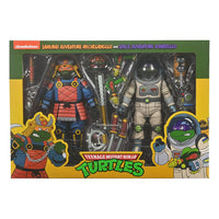 NECA NECA TMNT Cartoon 2 - Pack Space Adventure Donatello & Samurai Michelangelo 18cm by LAB7 Malta, Europe