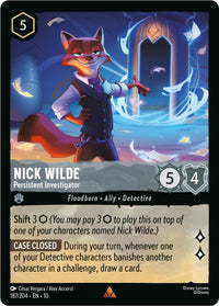 Ravensburger Nick Wilde - Persistent Investigator (187/204) (Whispers in the Well) by LAB7 Malta, Europe