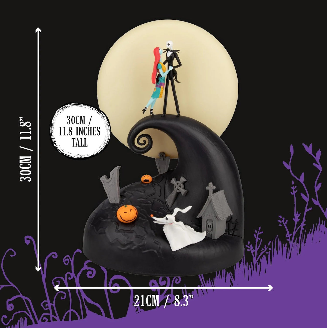Paladone Nightmare Before Christmas Lamp Diorama 30cm by LAB7 Malta, Europe